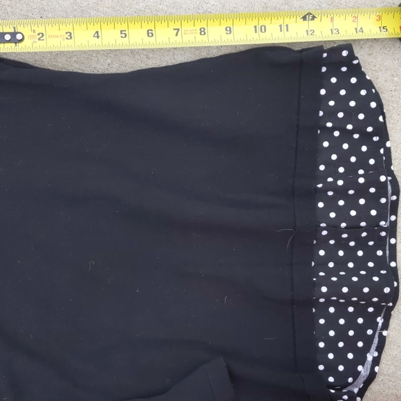 INC black white polka dot embellished bling jewels collar sweater shirt pullover - Picture 11 of 17